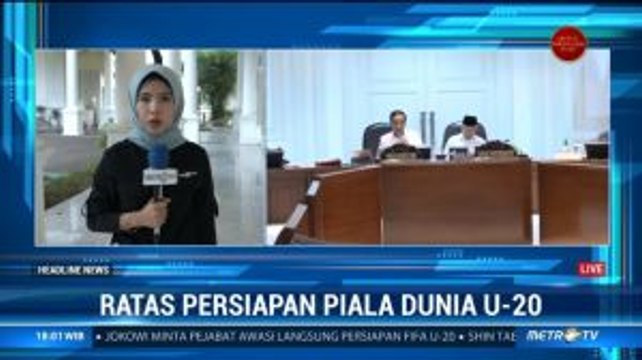Presiden Pimpin Ratas Persiapan Indonesia Jadi Tuan Rumah Piala Dunia U-20
