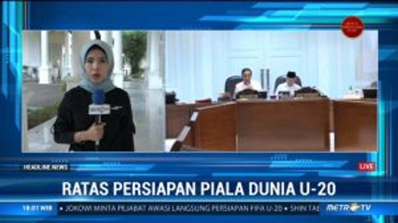 Presiden Pimpin Ratas Persiapan Indonesia Jadi Tuan Rumah Piala Dunia U-20