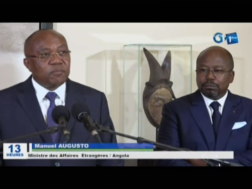 RTG/Conférence de presse du Ministre Angolais des affaires étrangères, Manuel Domingos Augusto