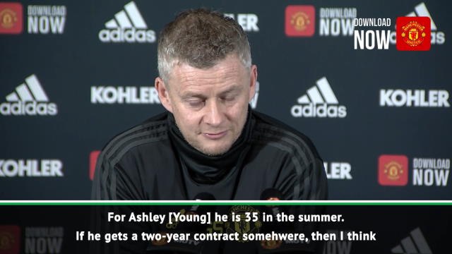 We have cover for departing Young - Solskjaer