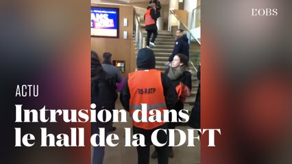 Des manifestants s'introduisent au siège de la CFDT