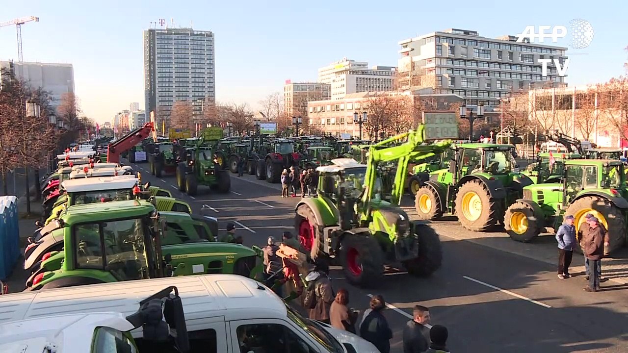 Landwirte demonstrieren in Berlin