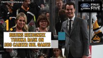 Ford Final Five: Bruins Top Penguins As Tuukka Rask Honored Pregame
