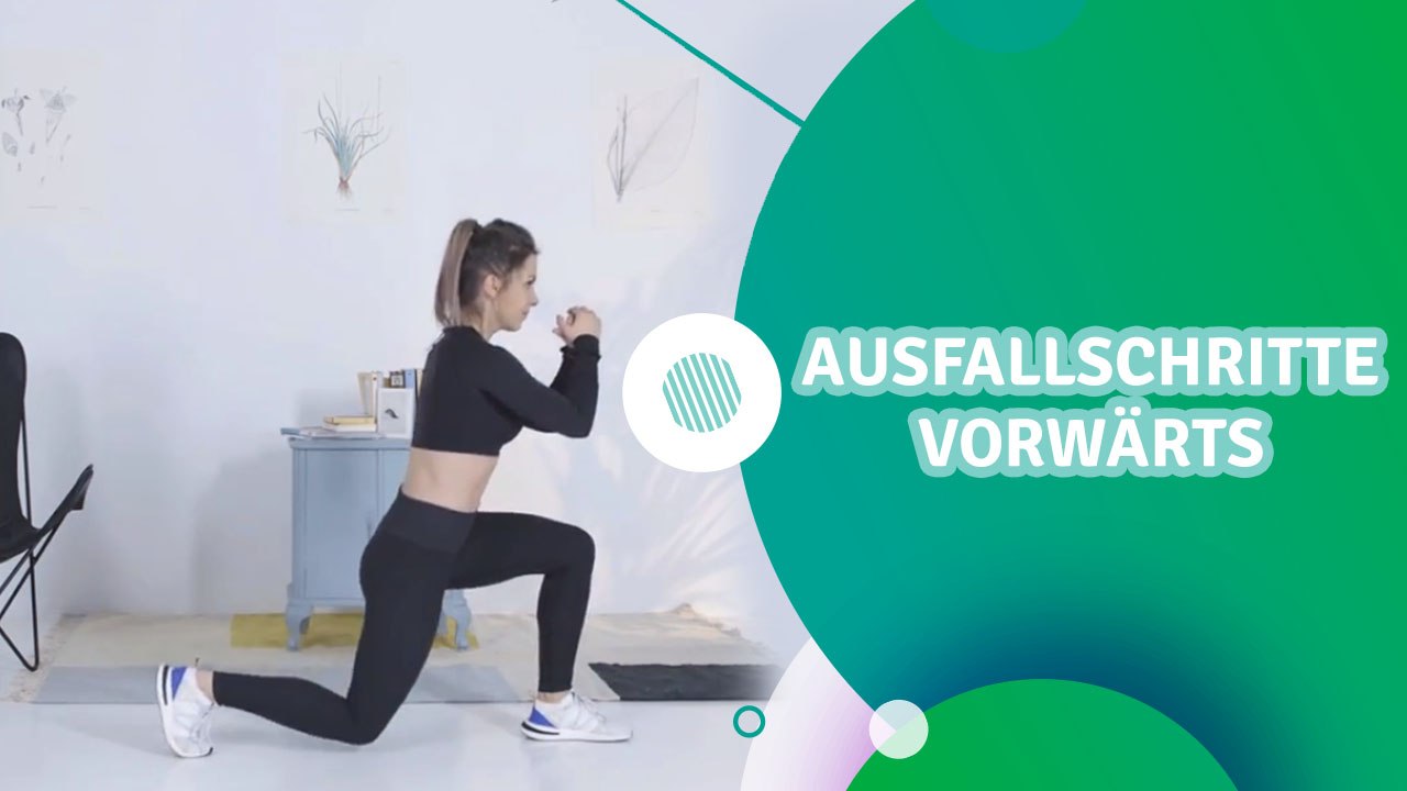 Ausfallschritte vorwärts - Du Bist Fit