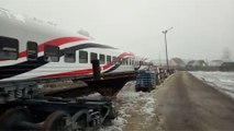 اختبار مسير للعربتين النموذجتين في المجر ضمن صفقة الـ1300 عربة قطار
