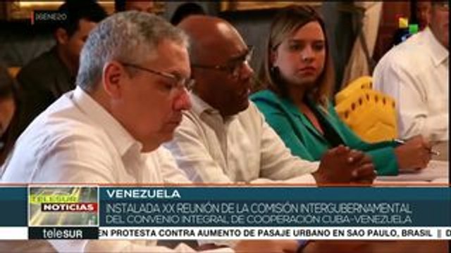 Instalan 20 reunión de Comisión Intergubernamental Cuba-Venezuela