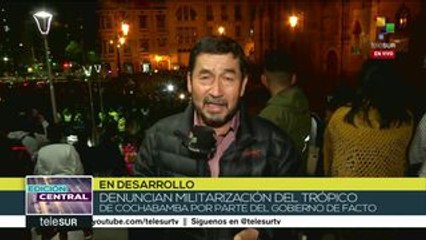 Bolivia:gob. de facto inaugura patrullajes conjuntos de FFAA y policía