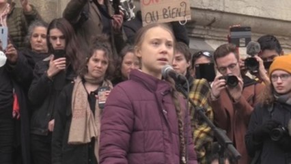 Greta Thunberg llega a Suiza prometiendo presionar al poder en Foro de Davos