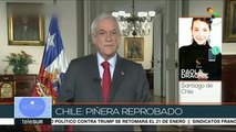 Chilenos rechazan contundentemente reforma de pensiones de Piñera