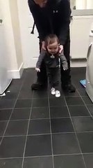 Watch Monica McDermott walk with her dad