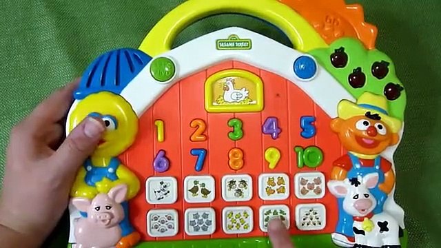 Sesame Street 123 Counting Animals Farm with Big Bird and Ernie from 1999 Tyco Toys-