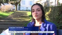 INSOLITE Des bancs imaginés par des étudiants à Rochecorbon