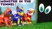 Paw Patrol Mighty Pups Tunnel Monster with Funny Funlings and DC Comics The Joker Full Episode English
