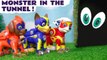 Paw Patrol Mighty Pups Tunnel Monster with Funny Funlings and DC Comics The Joker Full Episode English