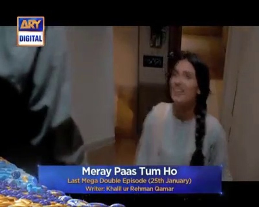 The Biggest Drama in the History of Pakistani Television #MerayPaasTumHo is coming to an end!  Watch the Last Mega Double Episode on Saturday 25th Jan 2020 at 8 PM only on #ARYDigital #HumayunSaeed #HiraMani #AdnanSiddiqui #AyezaKhan
