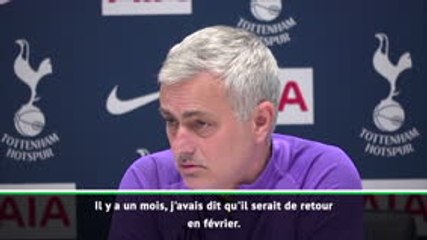 Tottenham - Mourinho : "Lloris, comme une recrue hivernale"