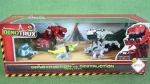 Dinotrux Construction vs Destruction Mega Pack Unboxing with Mega Chompin Ty, Garby and 2 Playsets-