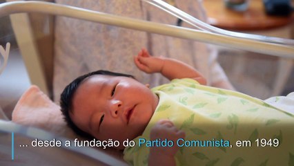 Menos bebês chineses