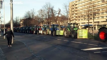 Bauernprotest: Unzählige Traktoren in mehreren deutschen Städten