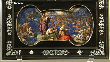 Igazán különleges, drágakőre készült festményt mutattak be Budapesten