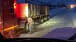 Alaskan Highway Backs Traffic due to Severe Weather Conditions