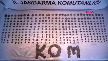 Yalova'da roma dönemine ait 862 sikke ele geçirildi