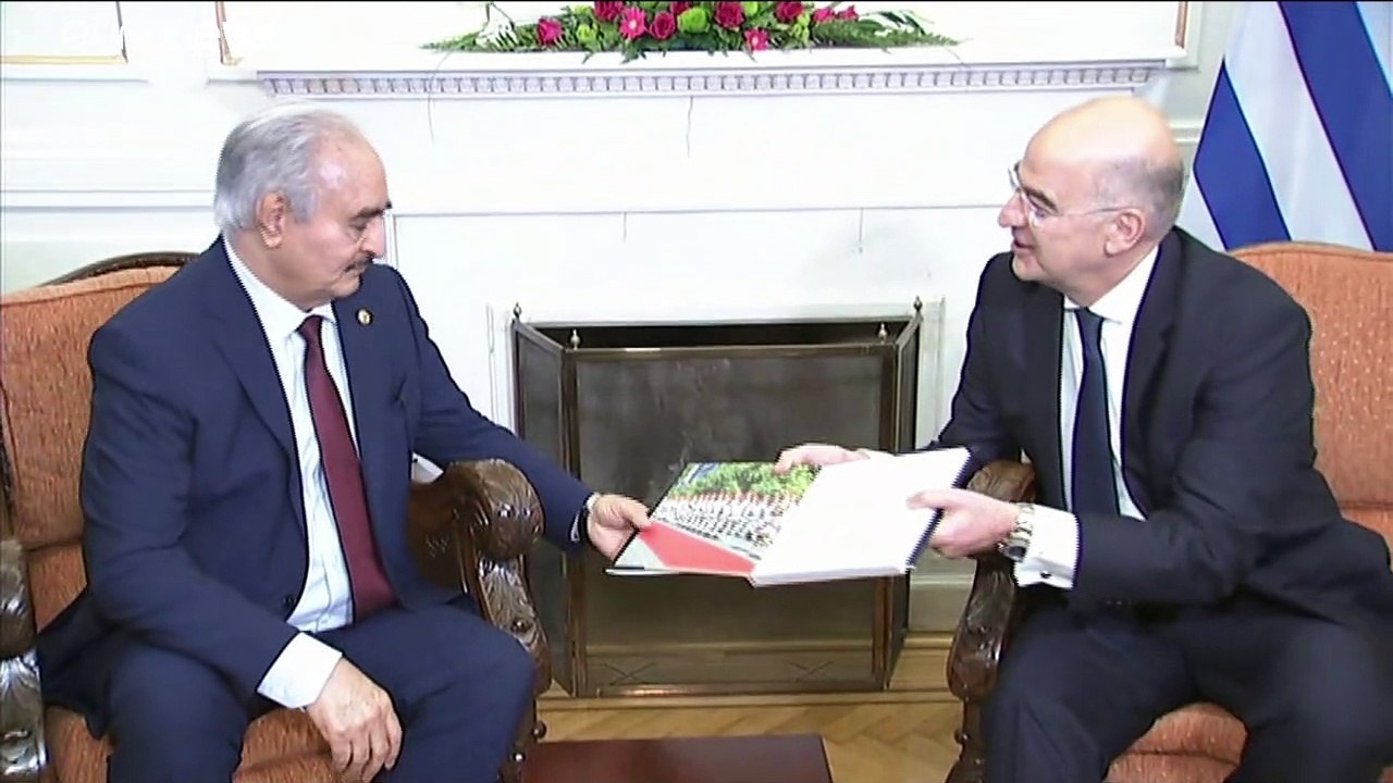 Hafter en Atenas antes de la Cumbre sobre Libia