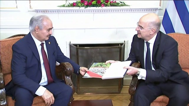 Hafter en Atenas antes de la Cumbre sobre Libia