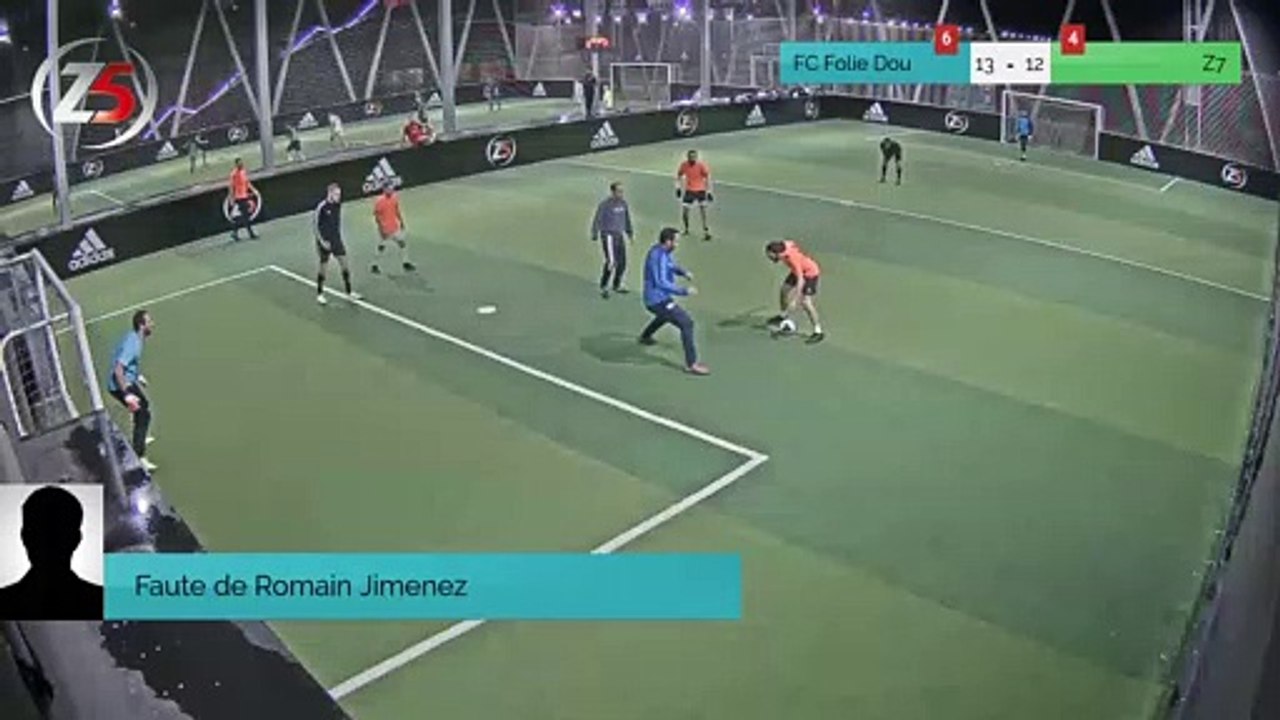 Faute de Romain Jimenez