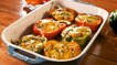Creamy Chicken Stuffed Bell Peppers Are Loaded With All Of Our Favs