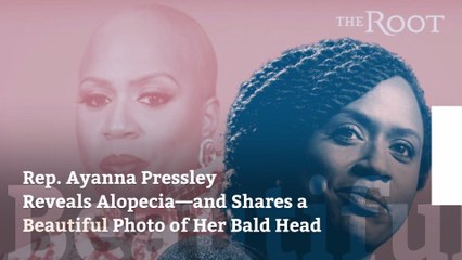 Rep. Ayanna Pressley Reveals Alopecia—and Shares a Beautiful Photo of Her Bald Head