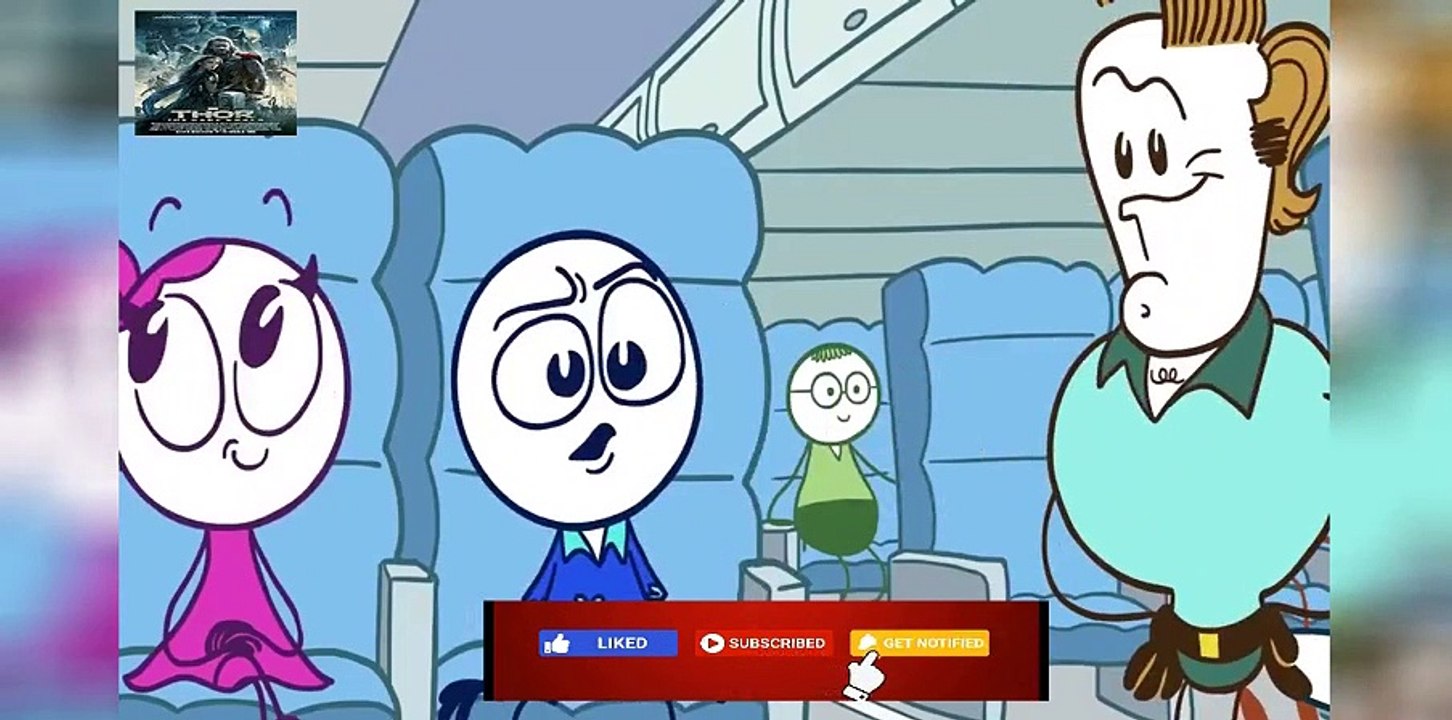 Pencilmate Flies to His Vacation Destination! - RECEDING AIRLINE...