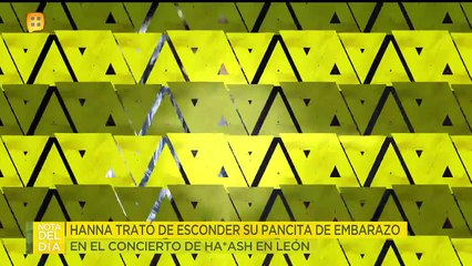 ¿Hanna de Ha*Ash intenta esconder su pancita de embarazada durante su concierto? | Ventaneando