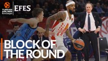 Efes Block of the Round: Lorenzo Brown, Crvena Zvezda mts Belgrade