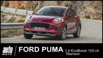 Ford Puma 1.0 EcoBoost 125 ch Titanium ESSAI Auto-Moto.com