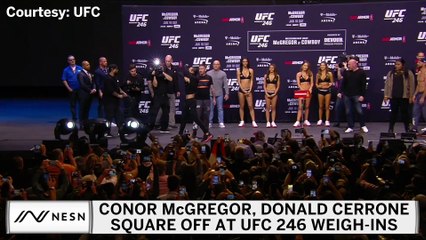 Conor McGregor, Donald Cerrone Square Off At UFC 246 Weigh-Ins