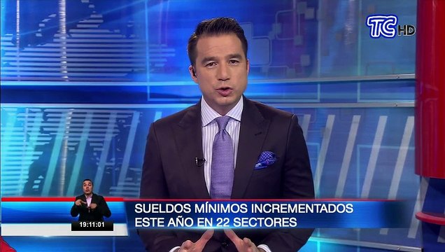 Fueron incrementados sueldos mínimos en 22 sectores