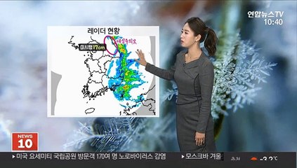 [날씨] 추위 약해지자 '미세먼지'…동해안 오후까지 눈, 비