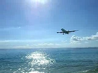 Atterrissage vol AF à Saint Martin