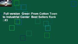 Full version  Greer: From Cotton Town to Industrial Center  Best Sellers Rank : #3