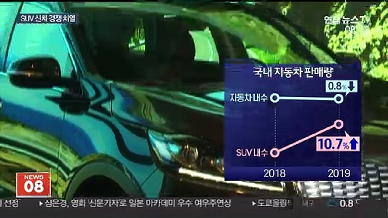 승용차 10대 중 4대는 SUV…신차 경쟁 치열