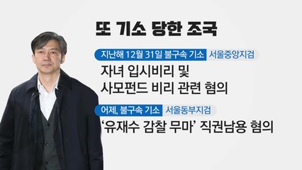 檢 조국 기소..."결론을 정해둔 수사" 반발 / YTN