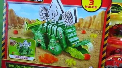 NEW Dinotrux Munchin' Machine Garby Eats Play Doh Rocks- 2016 DINOTRUX Toys-