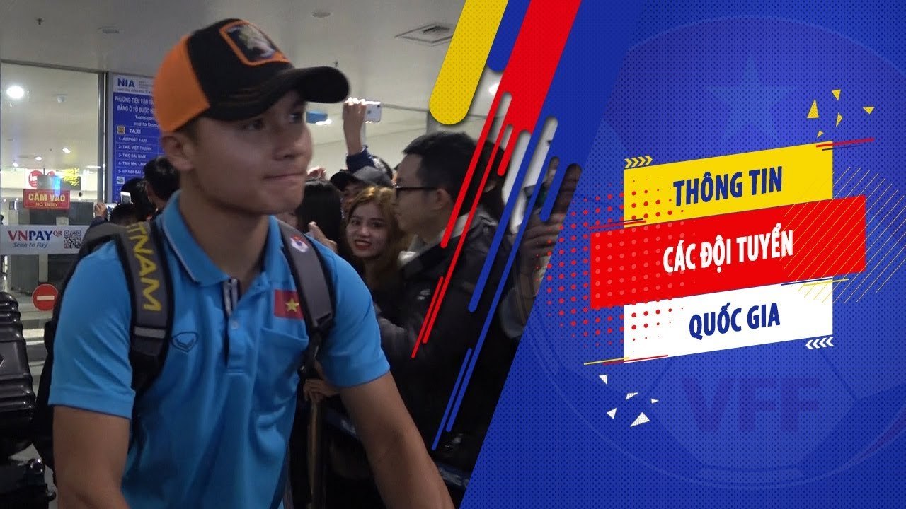 Tổng thư ký LĐBĐVN Lê Hoài Anh đón ĐT U23 Việt Nam sau hành trình VCK U23 Châu Á 2020 | VFF Channel