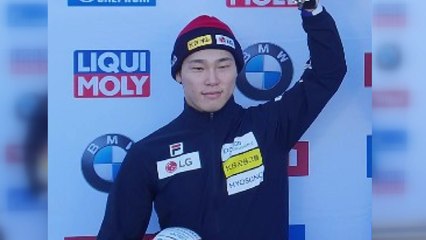 스켈레톤 윤성빈, 월드컵 5차 은메달...3개 대회 연속 메달 / YTN