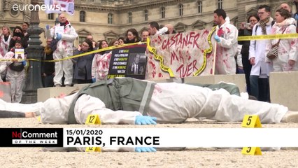 Die Bilder der Woche: Klettermaxe in Paris, Tauchen im Ganges
