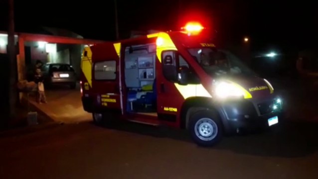 Adolescente sofre queda de bicicleta e é socorrido pelo Siate no Bairro Florais do Paraná