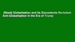 [Read] Globalization and Its Discontents Revisited: Anti-Globalization in the Era of Trump