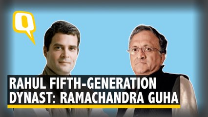Ramachandra Guha: Cong ‘Pathetic Family Firm’, Rahul ‘Fifth-Generation Dynast'