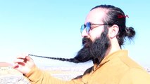 Malatya 10 yılda 42 santimetre uzayan sakalını 10 bin liraya satılığa çıkardı